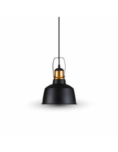 V-TAC VT-7422 Lampadario LED Portalampada E27 vintage in alluminio nero Ð¤230mm - SKU 3728