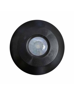 V-TAC VT-8027 Sensore di movimento PIR infrarosso SLIM colore nero a plafone IP20 da soffitto 360° sku  5087