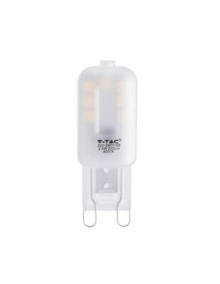 V-TAC VT-203 Lampadina led G9 chip Samsung SMD faretto 2,2W bianco naturale 4000K - SKU 20479