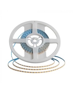 V-TAC LED VT-2835 Strip LED 24V SMD2835 120led/mt 8W/Mt striscia doppio PCB ultrasottile 3mm 3000K IP20 - 23024