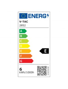 V-TAC VT-2386 Lampadina led 6W E27 4000k lampada filamento 130lm/w goccia G45 vetro trasparente sku 2852 2
