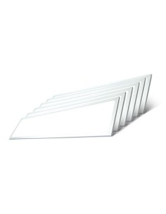 V-TAC VT-6147 Set 6 pezzi pannello LED 120*30cm 40W 110lm/W 2in1 montaggio a plafone e Incasso luce 6500K - 216626 2