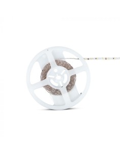 V-TAC VT-2835-S striscia led SMD2835 modellabile zig zag 12V 5mt 60led/mt 5W/m bianco caldo 3000K IP20 8mm - SKU 212559
