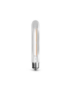 V-TAC VT-2042 Lampadina led E27 2W 100LM/wTubolare a cilindro filamento in vetro trasparente T30 Bianco caldo 3000K - SKU 217251