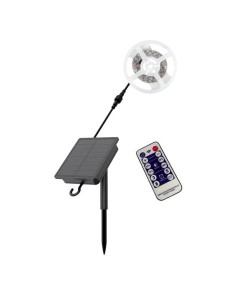 V-TAC Kit Striscia LED Solare - 1,2W - 3000K - Strip led con pannello fotovoltaico, IP67 - 23044
