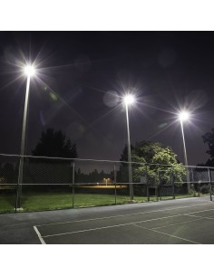 V-TAC PRO VT-44104 Faro LED 100W SMD Chip Samsung corpo nero - vetro grigio luce naturale 4000K IP65 - 23440 2