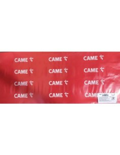 CAME 001G0461 confezione di n.24 strisce rosse rifrangenti adesive per barriera stradale