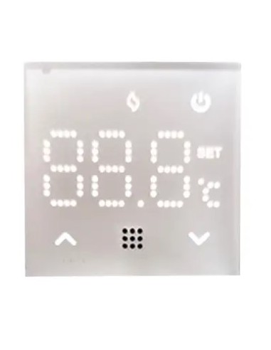 ETTROIT Cronotermostato smart Wifi Termostato Caldaia da Incasso Digitale Touchscreen TUYA bianco MTWF4102