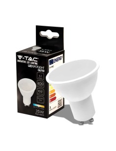 V-TAC PRO VT-205 Lampadina spot led faretto 4.5W chip samsung SMD GU10 bianco naturale 4000K - SKU 21202