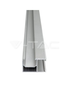 V-TAC Guida in metallo per montaggio pannello solare profilo pannelli fotovoltaici staffa 4,8mt (4pz da 120cm) SKU 11390 2