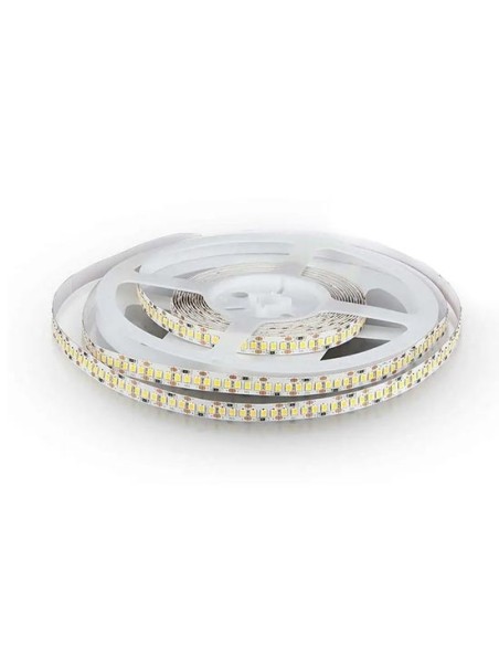 V-TAC VT-2835 Striscia LED 12V SMD2835 5M 17W/M 204LED/M 100LM/W monocolore bianco naturale 4000K IP20 - SKU 212462