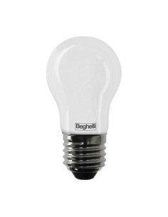 Beghelli 56435 Lampadina goccia Zafiro LED filamento smd 4W E27 alta luminosità 470LM vetro smerigliato bianco caldo 2700K