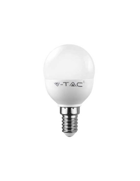 V-TAC VT-1880N Lampadina LED SMD 4,5W E14 Mini globo P45 Bianco freddo 6400K - SKU 2142521