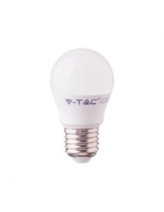 V-TAC PRO VT-245 Lampadina Chip LED Samsung 4,5W E27 Mini Globo G45 bianco caldo 3000K - SKU 261