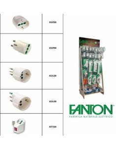 Espositore in legno completo di prodotti a 24 ganci e 2 scatole espositive Fanton 99978-01 2