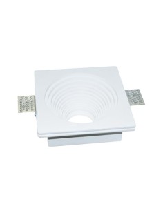 V-TAC VT-867SQ portafaretto incasso scomparsa quadrato gesso GU10/GU5.3 - SKU 3152