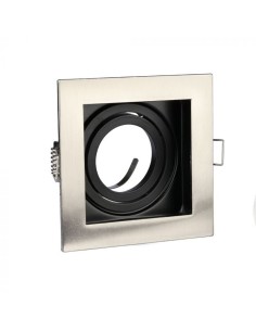 V-TAC VT-781SQ Portafaretto quadrato orientabile da incasso per lampade gu10-gu5.3 - SKU 3598